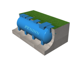Module hợp khối xử lý nước thải sinh hoạt công suất 20 m3/ngày đêm chuẩn B