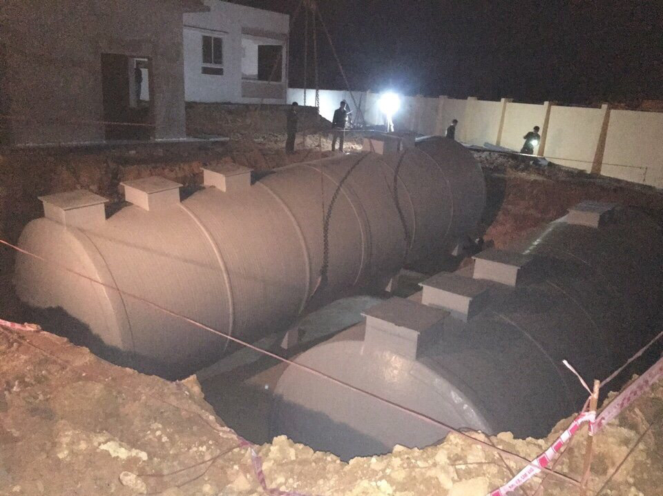 Trạm xử lý nước thải sinh hoạt công suất 300m3/ngày đêm