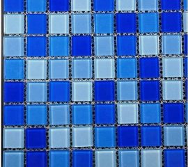Gạch Mosaic thủy tinh MSC25 -6 – ba màu, ma trận