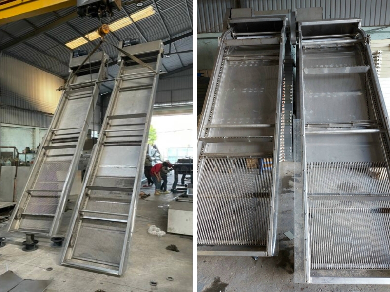 Máy vớt rác lược cào vận hành đơn giản, dễ sử dụng Máy vớt rác