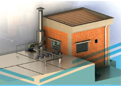 Hệ thống xử lý khí trạm nước thải