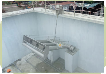 Cung cấp, sản xuất lắp đặt thiết bị thu nước Decanter tại Phố Nối A