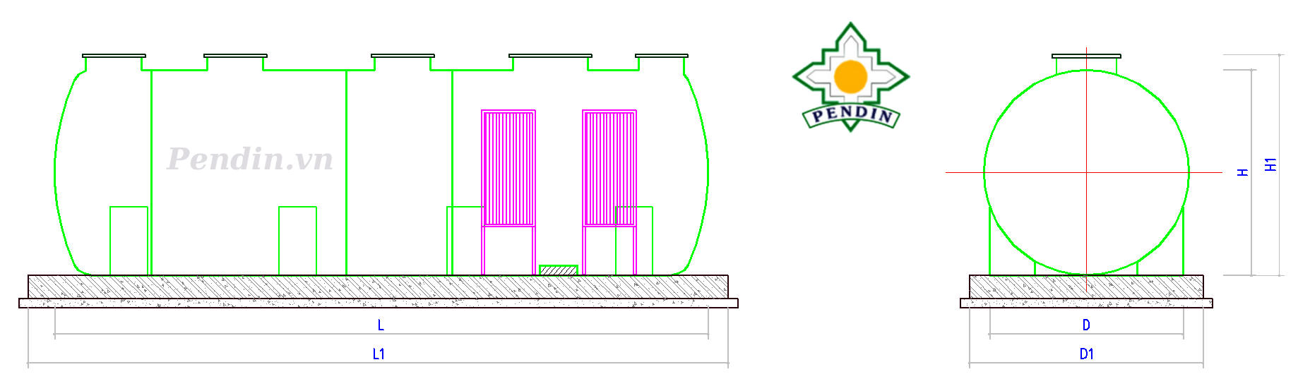 PENDIN_HKC_20 công suất 20m³/ngày đêm