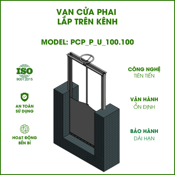 van cua phai pcp p u 100 100 1