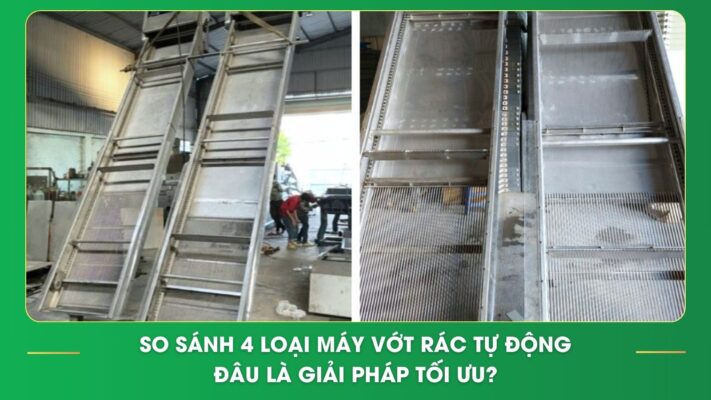 So sánh 4 loại máy vớt rác tự động, đâu là giải pháp tối ưu?