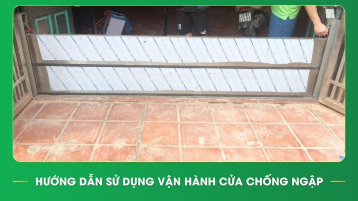 Hướng dẫn sử dụng vận hành cửa chống ngập tại Pendin