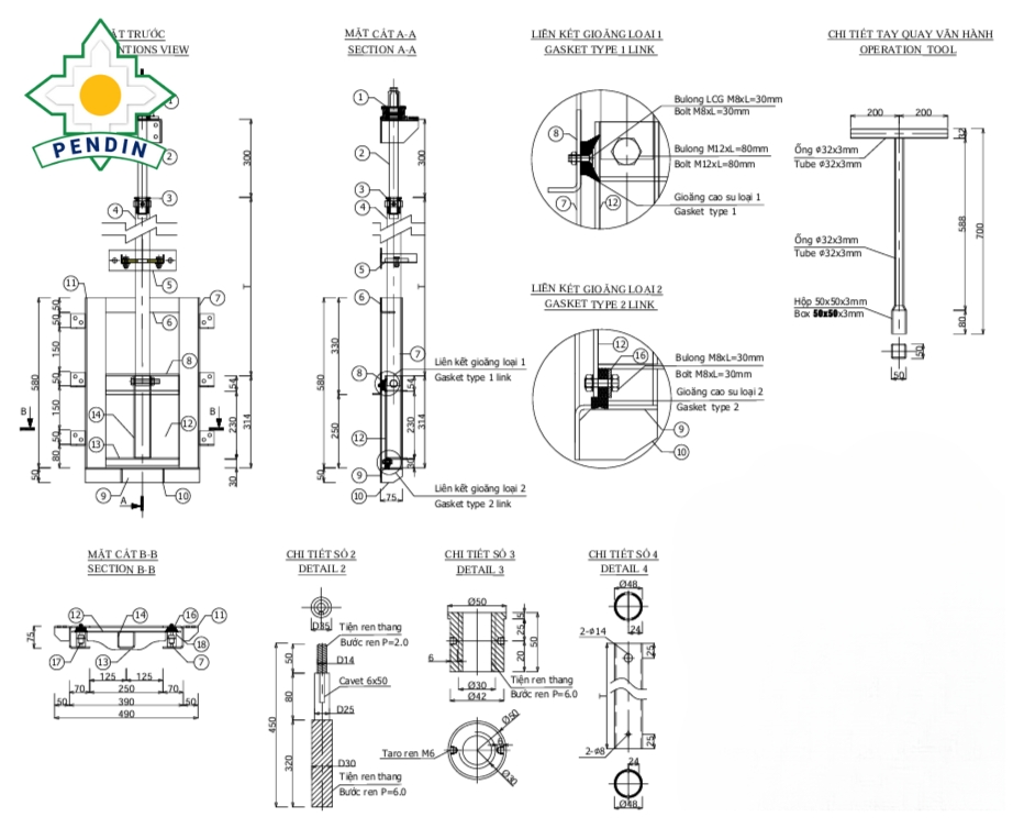 bản vẽ kỹ thuật chi tiết