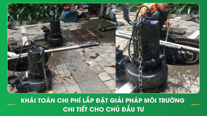 khái toán chi phí lắp đặt giải pháp môi trường