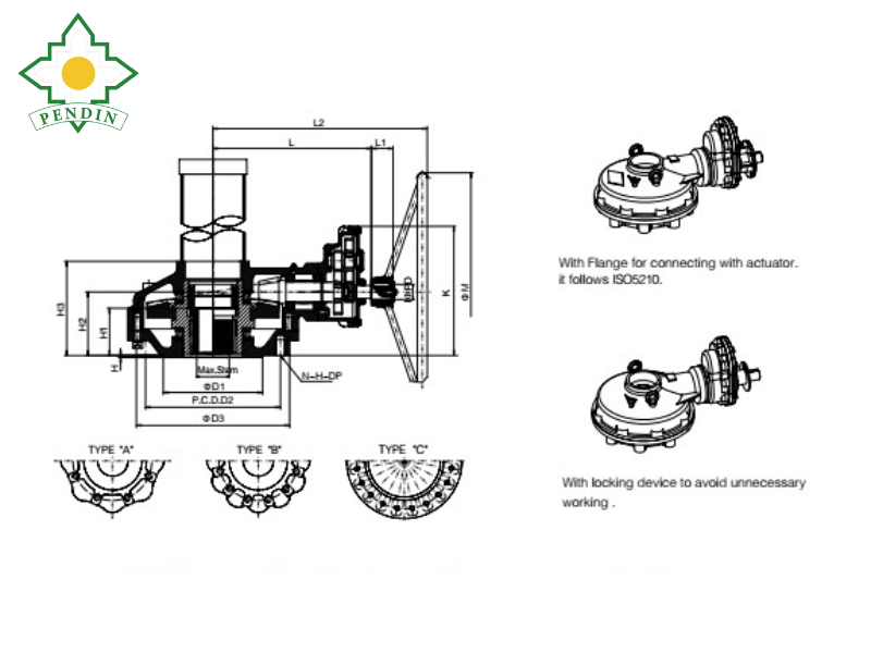 Máy đóng mở cửa phai thủ công 3 tấn, 5 tấn, 10 tấn, 15 tấn, 20 tấn, 30 tấn, 40 tấn, 50 tấn 6 cau tao cua may dong mo van cua phai thu cong