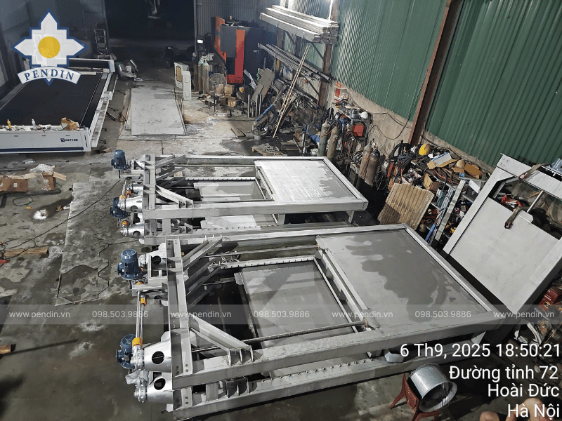 Sản xuất và chế tạo Van điều tiết kết hợp van cửa phai