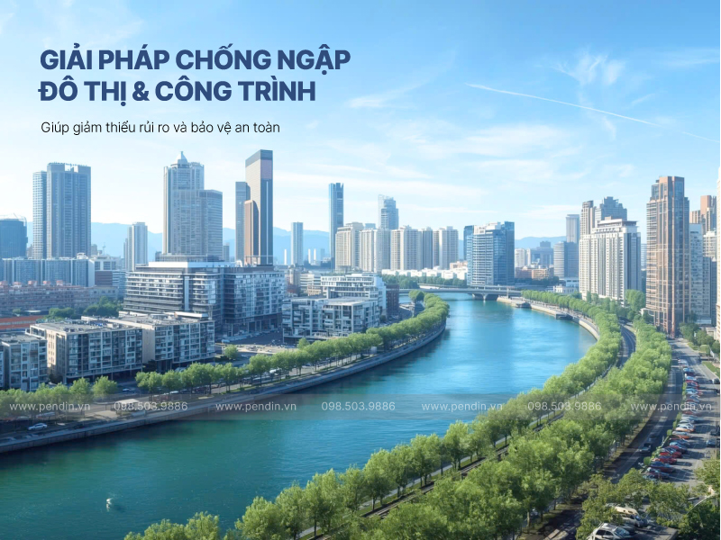 Giải pháp chống ngập toàn diện cho đô thị, công trình và nhà ở hiện nay 2 Giải pháp chống ngập