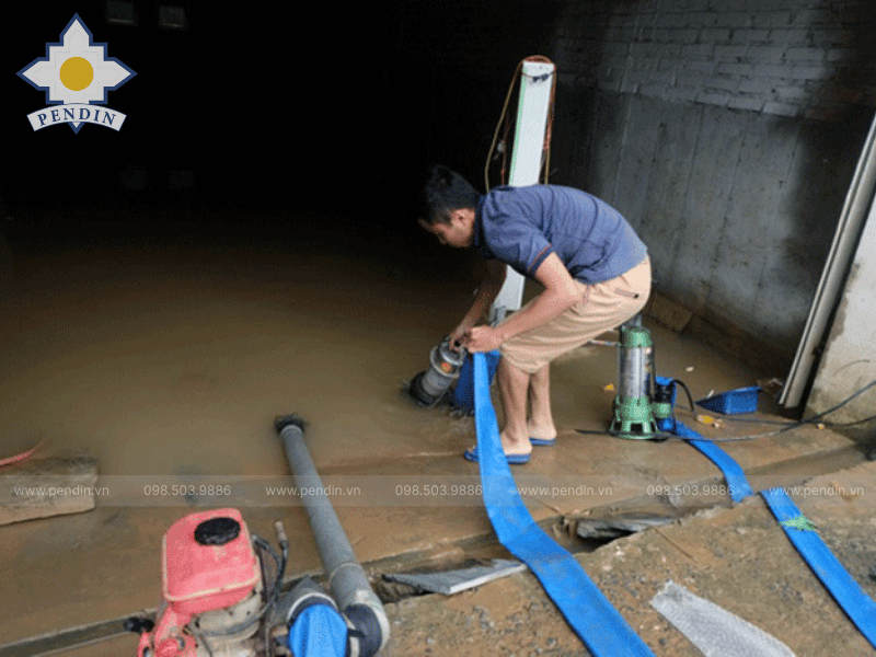 Máy bơm thoát nước tầng hầm