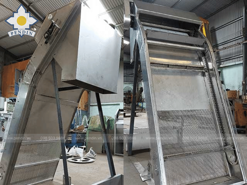 Máy vớt rác lược cào