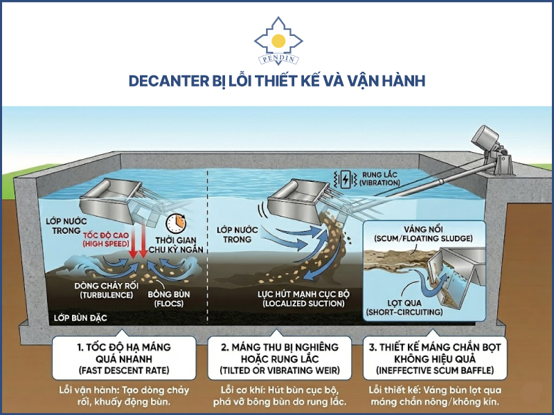 decanter cuốn bùn