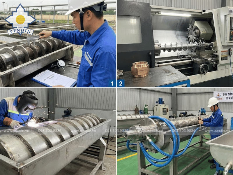 sửa chữa decanter trục vít