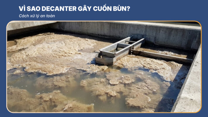 decanter cuốn bùn