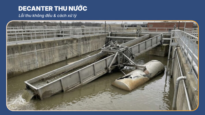 decanter thu nước không đều