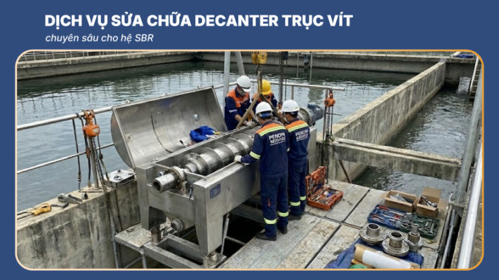 sửa chữa decanter trục vít