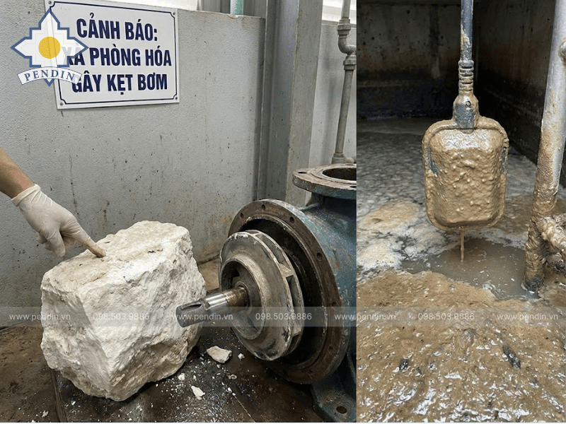 váng tích tụ bể xử lý