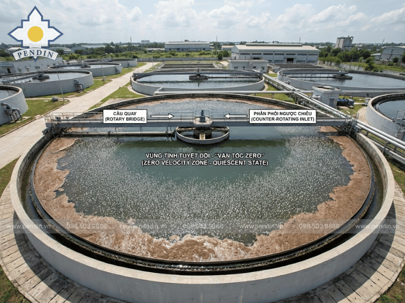 Nguyên lý hoạt động của Tuyển nổi dạng tròn