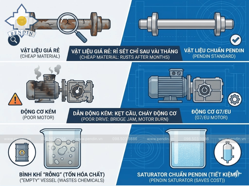 Những lưu ý về chi phí khi lựa chọn DAF tròn mà nhà đầu tư cần cảnh giác