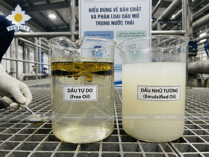 váng dầu trong nước thải