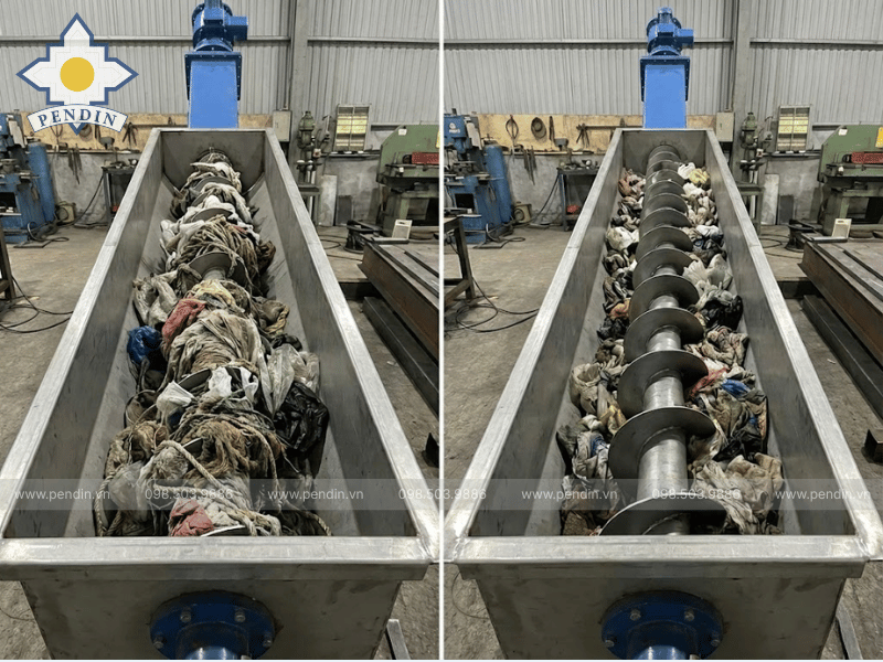 Sự khác biệt giữa vít tải rác có trục và không trục