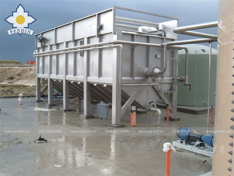 Tuyển nổi DAF dạng chữ nhật cho trạm xử lý nước thải công nghiệp