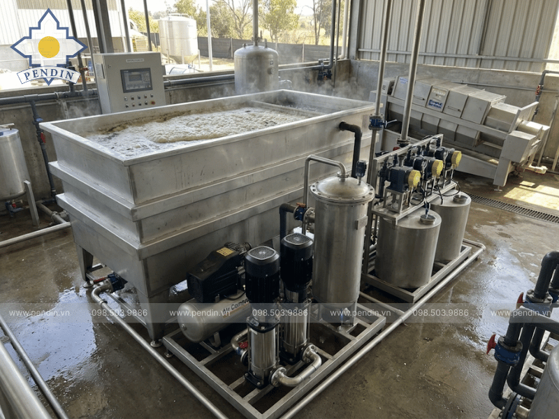 Tuyển nổi khí hoà tan (DAF) cho nhà máy chế biến thực phẩm