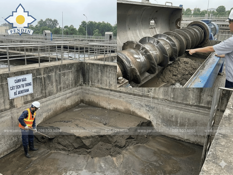 Gánh nặng cho hệ thống xử lý bùn và bể sinh học