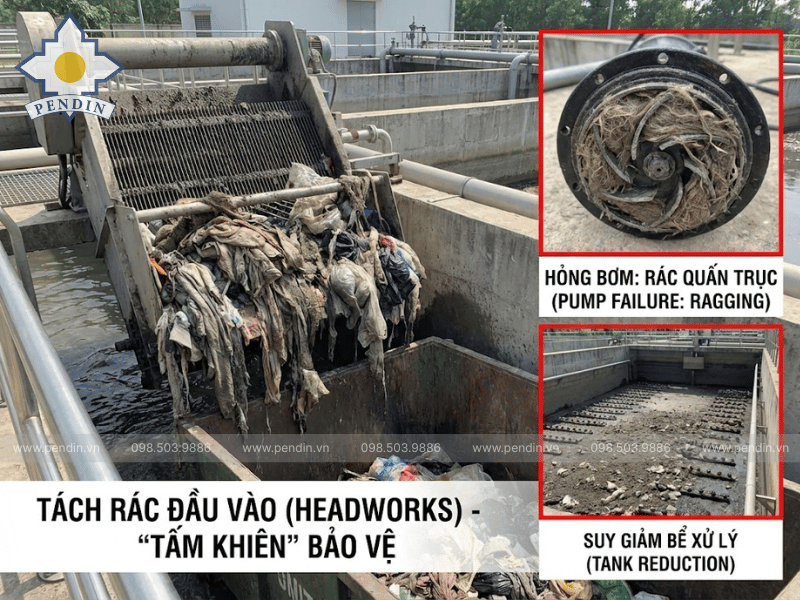 Giải pháp tách rác đầu vào