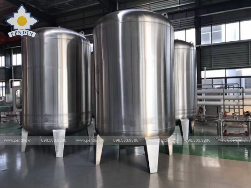 Gia Công Bồn Lọc Inox 304 chống ăn mòn