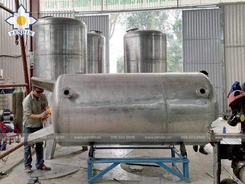Gia Công Bồn Lọc Inox 304