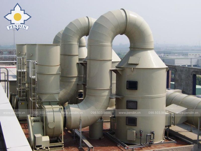 Pendin Gia Công Bồn xử lý khí thải