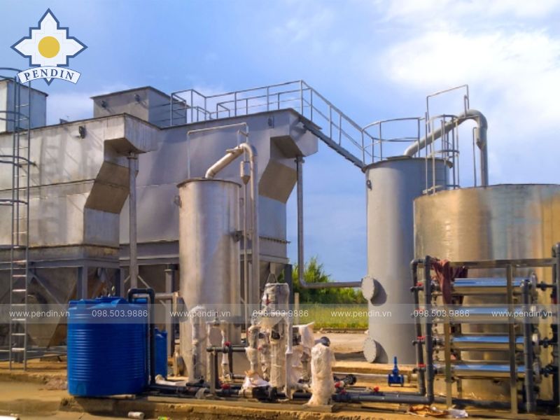 Pendin gia công Bồn Xử Lý Nước sạch