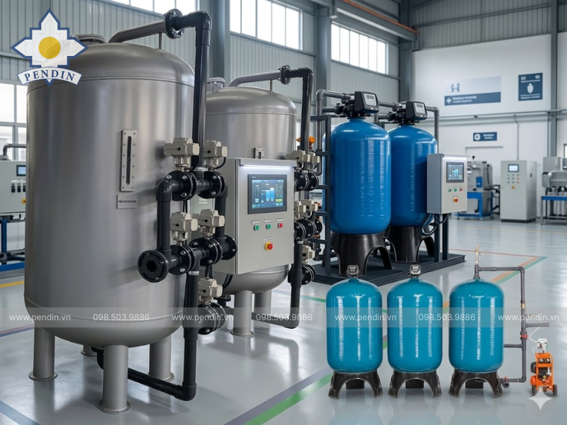 Gia Công Bồn Lọc Cho Khu Công Nghiệp