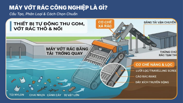 Máy Vớt Rác Công Nghiệp