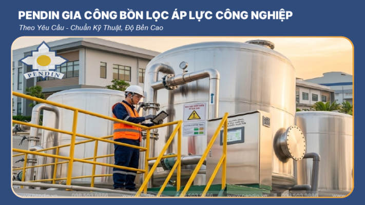 Gia Công Bồn Lọc Cho Khu Công Nghiệp