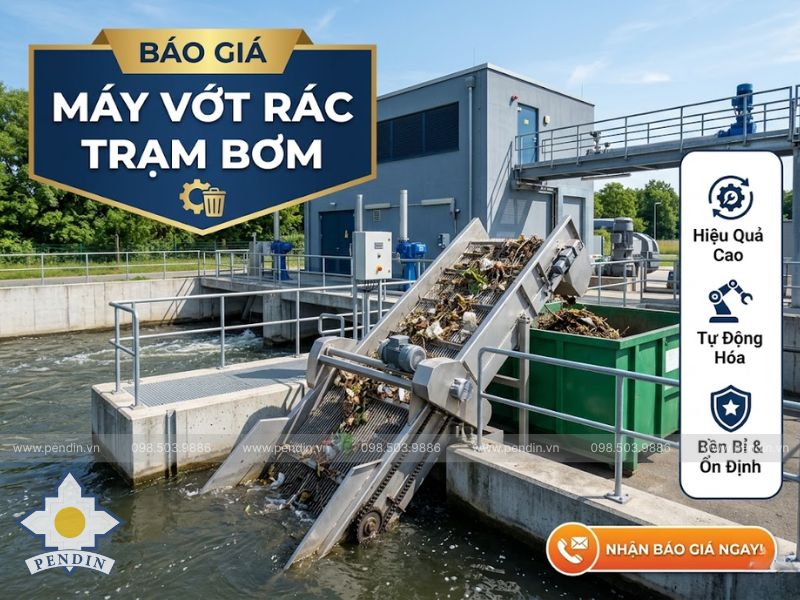 Bảng giá máy vớt rác trạm bơm theo loại