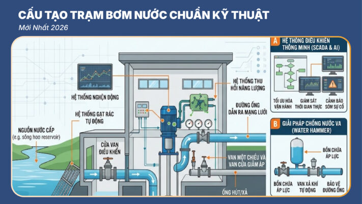 Cấu Tạo Trạm Bơm Nước Chuẩn Kỹ Thuật