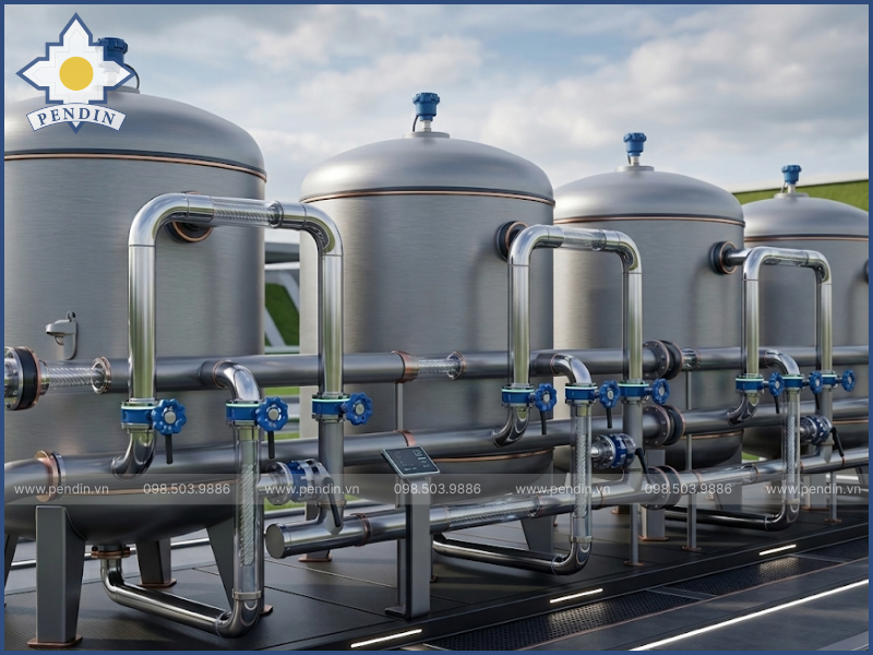 Gia Công Bồn Lọc Cho Trạm Xử Lý Nước Thải