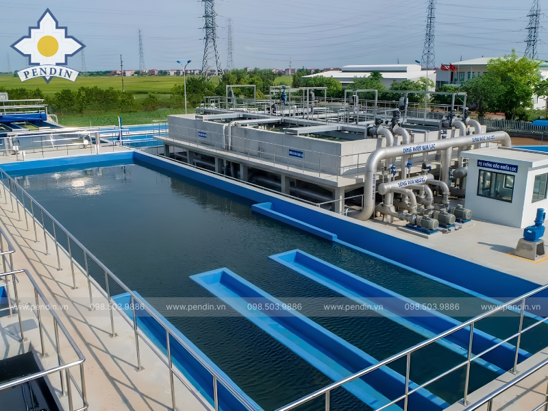 Gia Công Bồn Lọc Cho Trạm Xử Lý Nước Thải