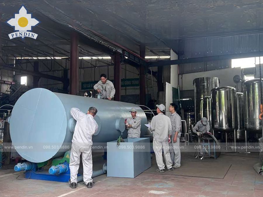 Gia Công Bồn Lọc Thép Carbon Công Nghiệp