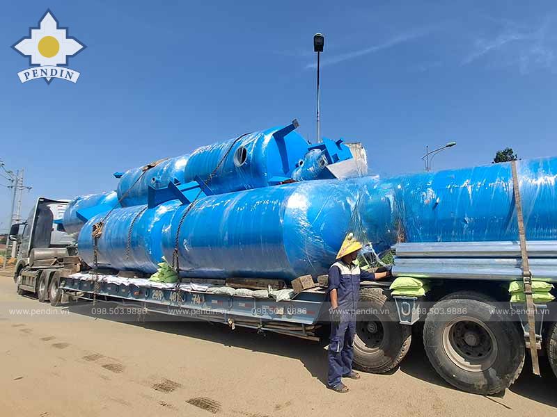 Gia Công Bồn Lọc Thép Sơn Epoxy chống ăn mòn