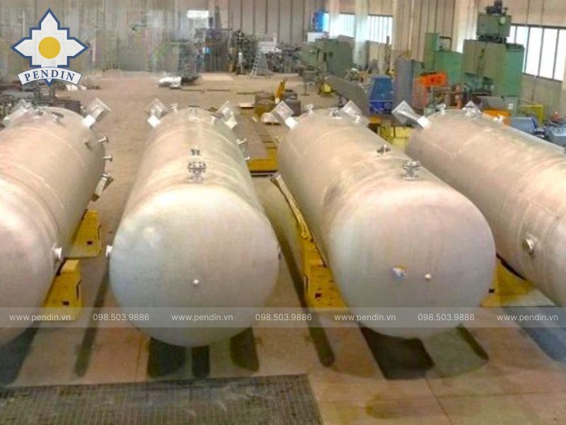 Gia công bồn lọc áp lực dung tích lớn