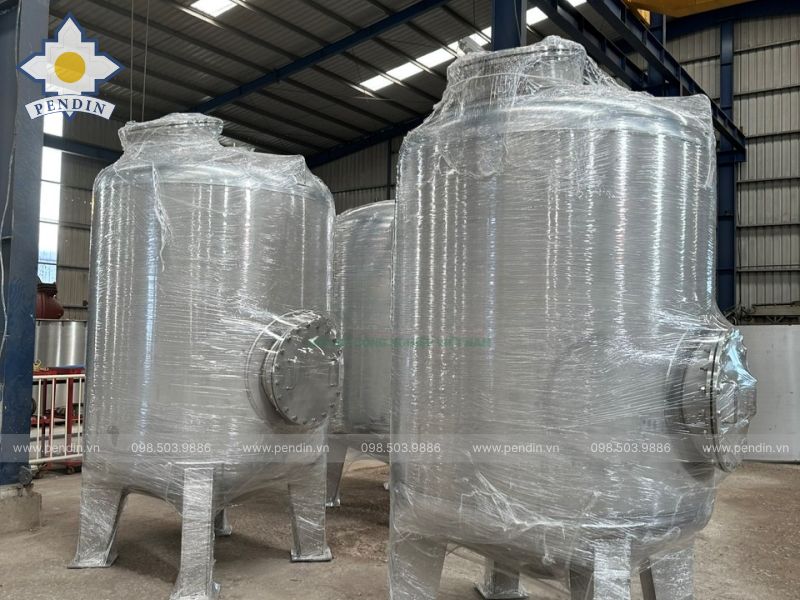 Pendin gia công Bồn Lọc Áp Lực 20m3 Uy Tín