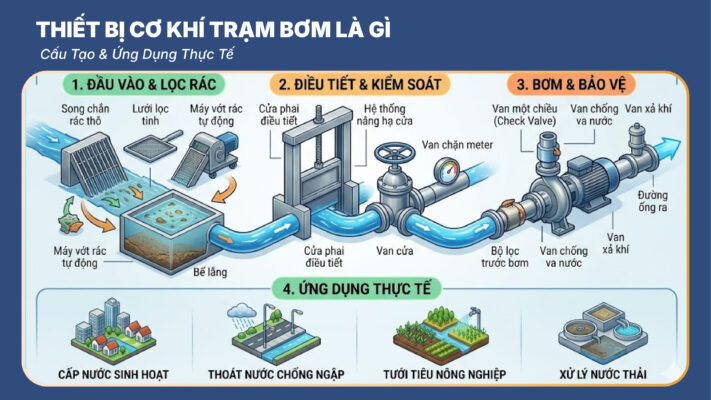 Thiết Bị Cơ Khí Trạm Bơm