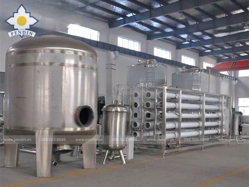 pendin Gia Công Bồn Lọc Áp Lực 20m3