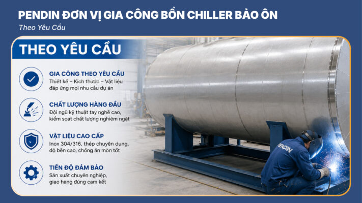 Gia công bồn chiller