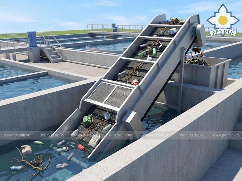 Pendin – Giải pháp máy vớt rác băng tải đồng bộ